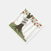 Apple Orchard Wedding Napkins Serviette (Ecke)
