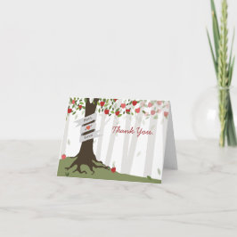Apple Orchard Wedding Vielen Dank Dankeskarte