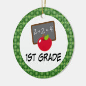 Apple-Ornament-Geschenk der 1. Klasse Keramikornament (Links)