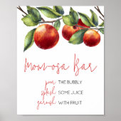 Apple Our Eye Baby Dusche Mama Osa Bar Poster (Vorne)