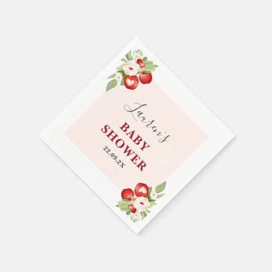 Apple Our Eye Baby Shower Napkins Serviette (Ecke)