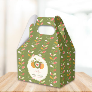 Apple Our Eye Fall Baby Shower Green Geschenkschachtel