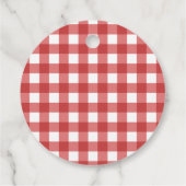 Apple Our Eye Orchard Harvest Baby Shower Geschenkanhänger (Rückseite)