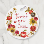 Apple Our Eye Wreath Fall Baby Duschgeschenk Geschenkanhänger (Vorderseite)