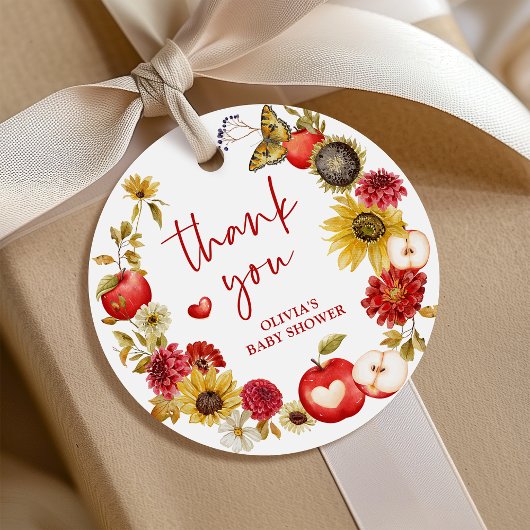 Apple Our Eye Wreath Fall Baby Duschgeschenk Geschenkanhänger