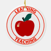 Apple, pädagogisch keramik ornament (Hinten)