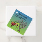 Apple Pals Funny Cartoon Cider Pie und mehr Geschenkanhänger (Beispiel)