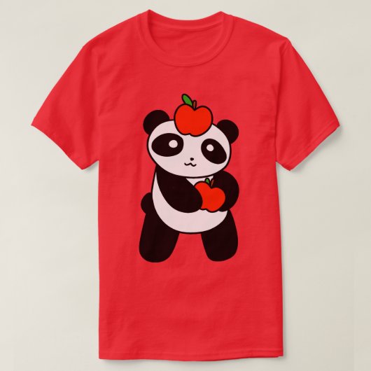Apple Panda T-Shirt (Design vorne)