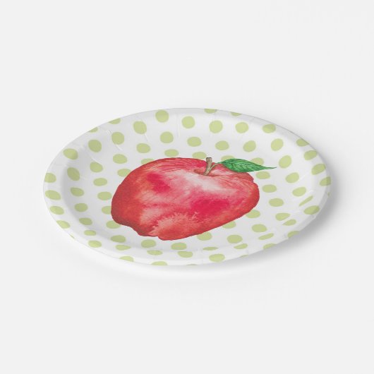 Apple Pappteller (Schrägansicht)