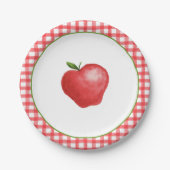 Apple Party Plate Pappteller (Vorderseite)