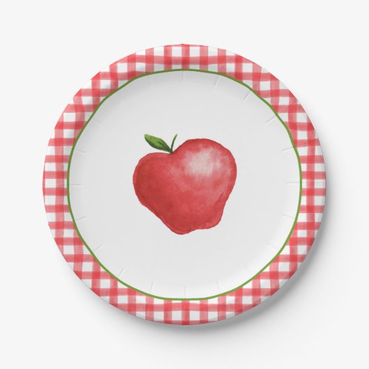 Apple Party Plate Pappteller (Vorderseite)