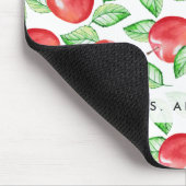Apple Pattern Personalisiert Teacher Mousepad (Ecke)
