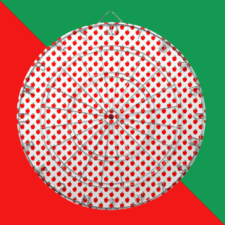 Apple Pattern Red Fruit Dartscheibe
