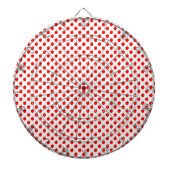 Apple Pattern Red Fruit Dartscheibe (vorne)