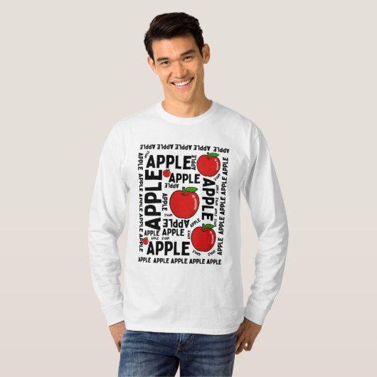 APPLE PATTERN T-Shirt (Vorne ganz)