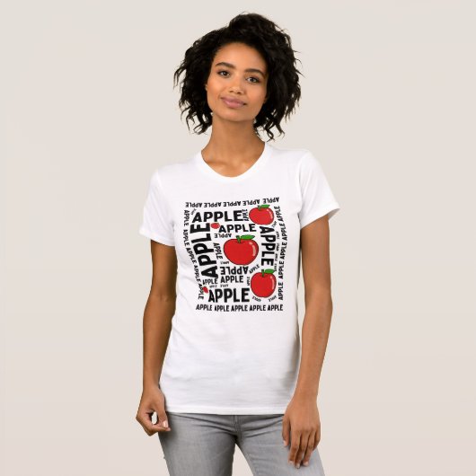APPLE PATTERN T-Shirt (Vorne ganz)