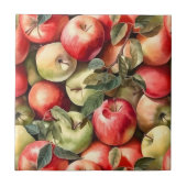 Apple Pattern Tile Fliese (Vorderseite)