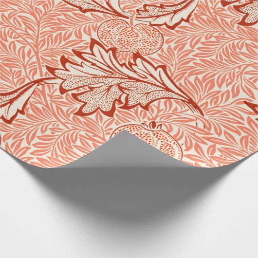 Apple Pattern (von William Morris) Geschenkpapier (Ecke)