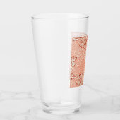 Apple Pattern (von William Morris) Glas (Rechts)