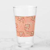 Apple Pattern (von William Morris) Glas (Vorderseite)