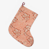 Apple Pattern (von William Morris) Großer Weihnachtsstrumpf (Vorderansicht (hängend))