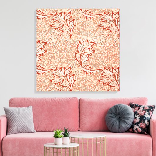 Apple Pattern (von William Morris) Leinwanddruck (Insitu (Wohnzimmer))