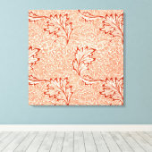 Apple Pattern (von William Morris) Leinwanddruck (Insitu (Holzboden))