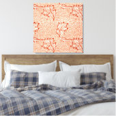Apple Pattern (von William Morris) Leinwanddruck (Insitu (Schlafzimmer))