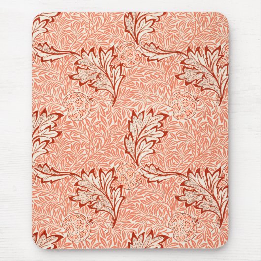Apple Pattern (von William Morris) Mousepad (Vorne)