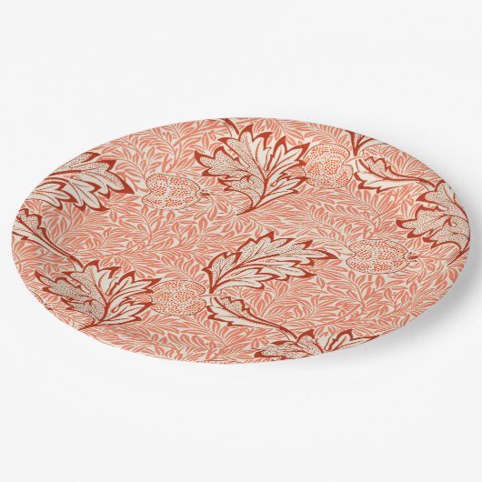 Apple Pattern (von William Morris) Pappteller (Schrägansicht)