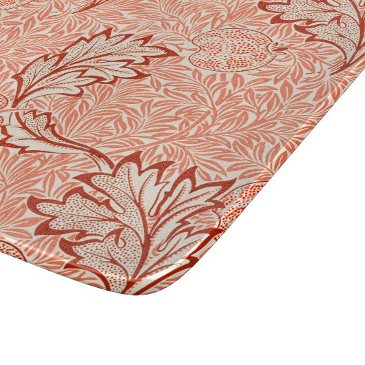 Apple Pattern (von William Morris) Schneidebrett (Ecke)