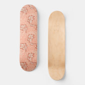Apple Pattern (von William Morris) Skateboard (Vorderseite)