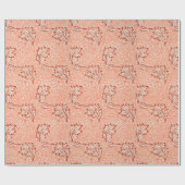 APPLE PATTERN William Morris GIFT WRAPPT Geschenkpapier (Flach)