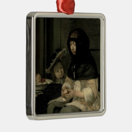 Apple Peeler, 1660 Silbernes Ornament (Rechts)