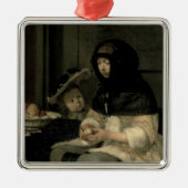 Apple Peeler, 1660 Silbernes Ornament (Vorne)