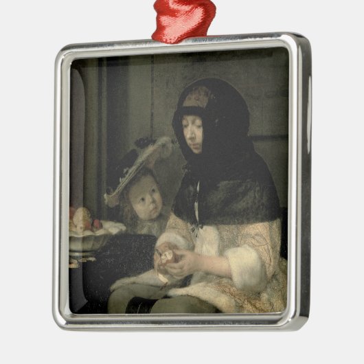 Apple Peeler, 1660 Silbernes Ornament (Links)