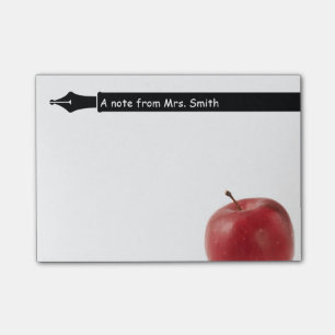 Apple & Pen Post-it Klebezettel