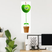 Apple-Pflanze Poster (Heimbüro)
