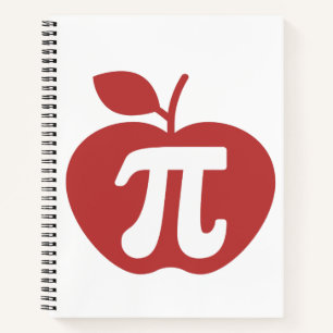 Apple Pi 3.14 Math Pi Day Notizblock