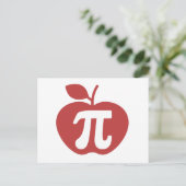Apple Pi 3.14 Postkarte (Stehend Vorderseite)