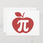 Apple Pi 3.14 Postkarte (Vorne/Hinten)
