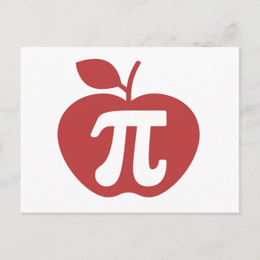 Apple Pi 3.14 Postkarte (Vorderseite)