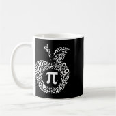 Apple Pi Algebra Sign Math Funny Pi Day Geschenk Kaffeetasse (Links)