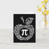 Apple Pi Algebra Sign Math Funny Pi Day Geschenk Karte (Gelbe Blume)