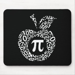 Apple Pi Algebra Sign Math Funny Pi Day Geschenk Mousepad