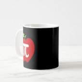 Apple Pi Apple Pie Food Lover Math Lehrer Student Kaffeetasse (Vorderseite Links)