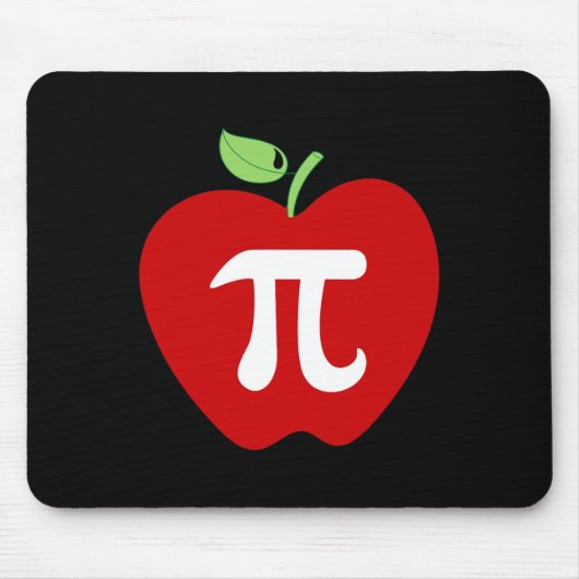 Apple Pi Apple Pie Food Lover Math Lehrer Student Mousepad (Vorne)