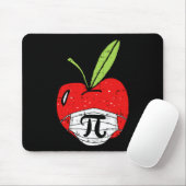 Apple Pi-day Niedliche Gesichtsmaske Lehrer Studen Mousepad (Mit Mouse)