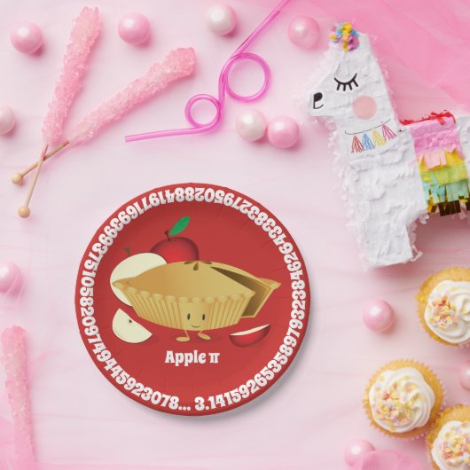 Apple Pi Day | Papierplatte Pappteller (Party)