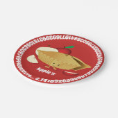 Apple Pi Day | Papierplatte Pappteller (Schrägansicht)